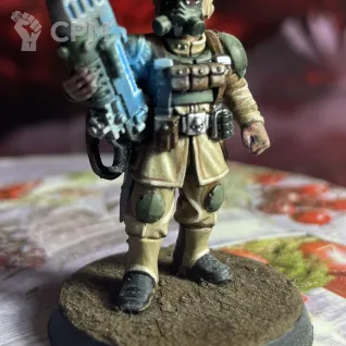 Описание картинки Cadian Command Squad Оригинал от mufla по цене 5 000руб | Свободный Рынок Миниатюр - СРМ
