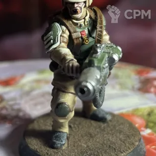 Описание картинки Cadian Command Squad Оригинал от mufla по цене 5 000руб | Свободный Рынок Миниатюр - СРМ