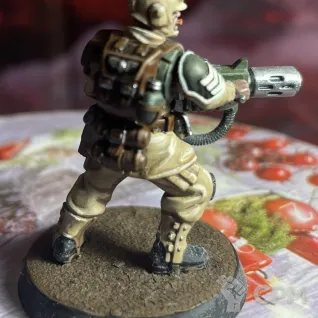 Описание картинки Cadian Command Squad Оригинал от mufla по цене 5 000руб | Свободный Рынок Миниатюр - СРМ