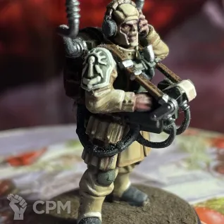 Описание картинки Cadian Command Squad Оригинал от mufla по цене 5 000руб | Свободный Рынок Миниатюр - СРМ