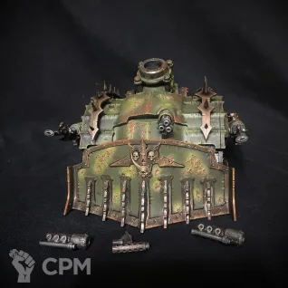 Описание картинки Warhammer 40000 Death Guard Plagueburst Crawler от lioconvoy по цене 9 990руб | Свободный Рынок Миниатюр - СРМ