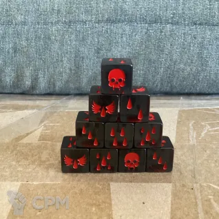 Описание картинки Blood angels dice set от User57488 по цене 900руб | Свободный Рынок Миниатюр - СРМ