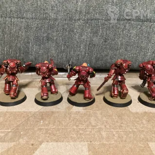 Описание картинки Assault intercessor squad от User57488 по цене 1 900руб | Свободный Рынок Миниатюр - СРМ