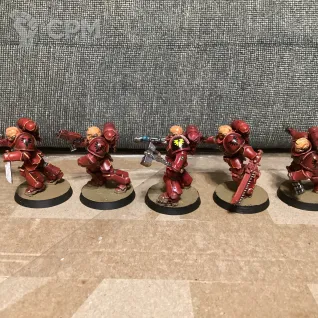 Описание картинки Assault intercessor squad от User57488 по цене 1 900руб | Свободный Рынок Миниатюр - СРМ
