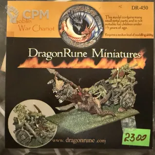 Описание картинки Коляска гоблинская на волках, Dragon Rune от Mik_Sour  по цене 5 000руб | Свободный Рынок Миниатюр - СРМ