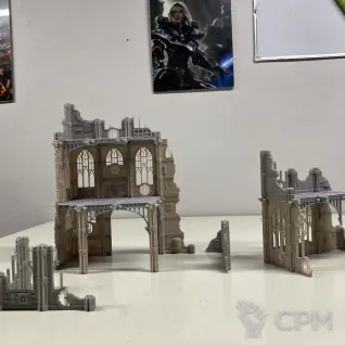 Описание картинки Sector Imperialis Ruins( имперский сектор) от Milestone по цене 7 500руб | Свободный Рынок Миниатюр - СРМ