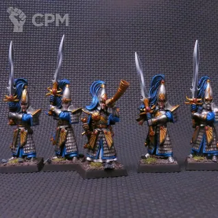 Описание картинки 10 Swordmasters of Hoeth - покраш. (ориг. GW) от  по цене 3 750руб | Свободный Рынок Миниатюр - СРМ