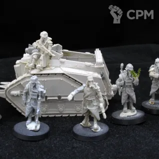 Описание картинки Centaur APC + death corps of krieg squad of 5 от Nakatan по цене 9 000руб | Свободный Рынок Миниатюр - СРМ