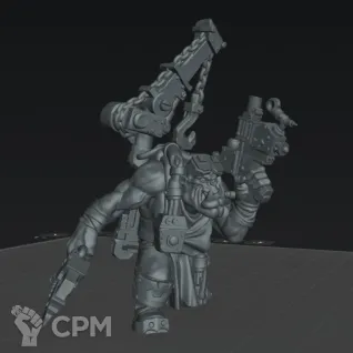 Описание картинки Ork mek от Sacred layers studio по цене 130руб | Свободный Рынок Миниатюр - СРМ