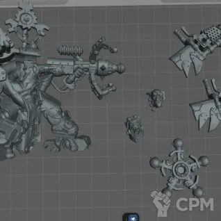 Описание картинки Big mek от Sacred layers studio по цене 400руб | Свободный Рынок Миниатюр - СРМ