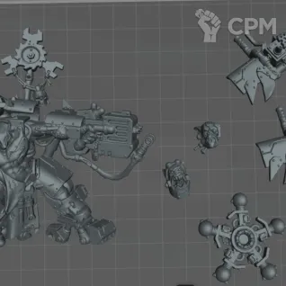 Описание картинки Big mek от Sacred layers studio по цене 400руб | Свободный Рынок Миниатюр - СРМ