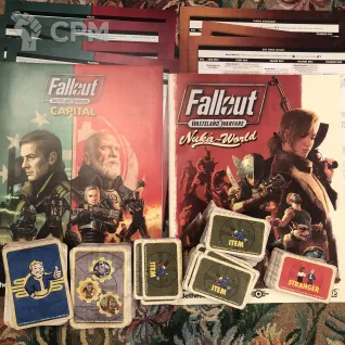 Описание картинки Книги и карты Fallout 8-9 волна от Munin по цене 5 000руб | Свободный Рынок Миниатюр - СРМ