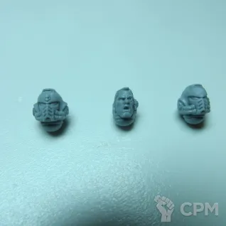 Описание картинки Warhammer 40k Головы Space Marine от Mechanic по цене 25руб | Свободный Рынок Миниатюр - СРМ
