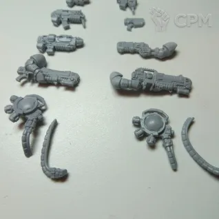 Описание картинки Warhammer 40k Набор оружия для Space Marine от Mechanic по цене 300руб | Свободный Рынок Миниатюр - СРМ