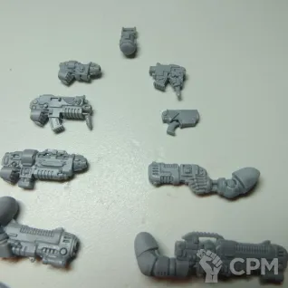Описание картинки Warhammer 40k Набор оружия для Space Marine от Mechanic по цене 300руб | Свободный Рынок Миниатюр - СРМ
