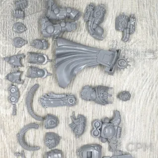 Описание картинки Marneus Calgar with honour guard от Craft по цене 1 260руб | Свободный Рынок Миниатюр - СРМ