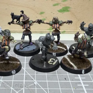 Описание картинки Команда некромантов (necromantic horrors) от AnemRa по цене 5 000руб | Свободный Рынок Миниатюр - СРМ