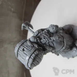Описание картинки Dwarf Alcomatir Barrel Slayer Scibor Miniatures от Mechanic по цене 600руб | Свободный Рынок Миниатюр - СРМ