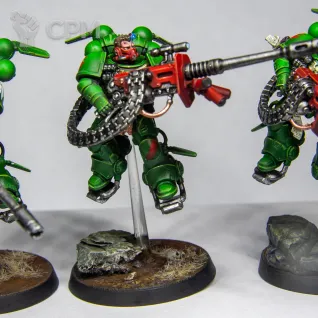 Описание картинки Primaris Suppressor squad от Brushfire painting по цене 1 350руб | Свободный Рынок Миниатюр - СРМ