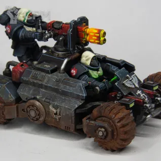 Описание картинки Primaris Invader ATV от Brushfire painting по цене 6 000руб | Свободный Рынок Миниатюр - СРМ