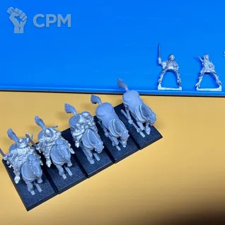Описание картинки 5 Mounted Yeomen Squires от hoofstomp по цене 9 000руб | Свободный Рынок Миниатюр - СРМ
