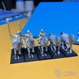 Описание картинки 5 Mounted Yeomen Squires от hoofstomp по цене 9 000руб | Свободный Рынок Миниатюр - СРМ