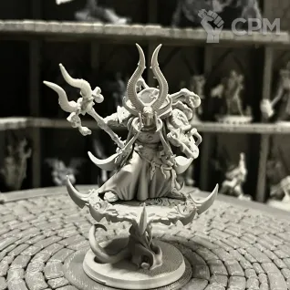 Описание картинки Ahriman Arch-Sorcerer of Tzeentch от HoustonSpace  по цене 250руб | Свободный Рынок Миниатюр - СРМ
