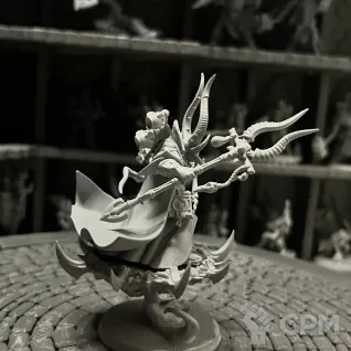 Описание картинки Ahriman Arch-Sorcerer of Tzeentch от Houston Program по цене 350руб | Свободный Рынок Миниатюр - СРМ