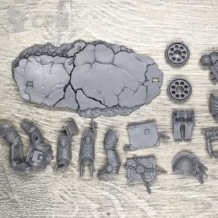 Описание картинки Primaris Chaplain on Bike. от Craft по цене 998руб | Свободный Рынок Миниатюр - СРМ