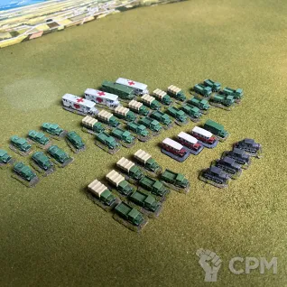 Описание картинки Автопарк 6 мм от ФОРТ по цене 2 500руб | Свободный Рынок Миниатюр - СРМ