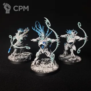 Описание картинки Kurnoth Hunters with Bows от Cosmo по цене 4 000руб | Свободный Рынок Миниатюр - СРМ