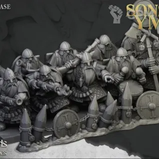 Описание картинки Warhammer 11 штук dwarf thunderers от Iskander-shah по цене 700руб | Свободный Рынок Миниатюр - СРМ