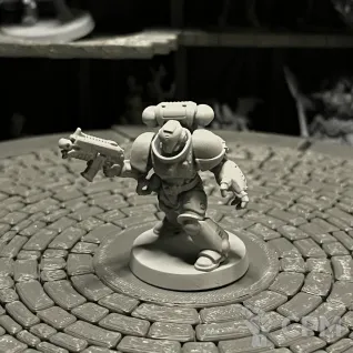 Описание картинки Warhhamer 40k Grey Hunters от Houston Program по цене 700руб | Свободный Рынок Миниатюр - СРМ