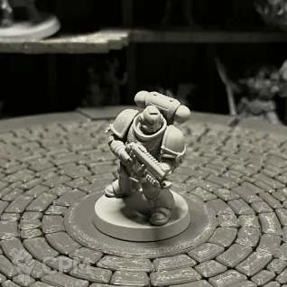 Описание картинки Warhhamer 40k Grey Hunters от Houston Program по цене 700руб | Свободный Рынок Миниатюр - СРМ