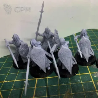 Описание картинки Galadrim warriors от InTheDarkColors по цене 100руб | Свободный Рынок Миниатюр - СРМ