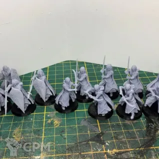 Описание картинки Galadrim warriors от InTheDarkColors по цене 100руб | Свободный Рынок Миниатюр - СРМ
