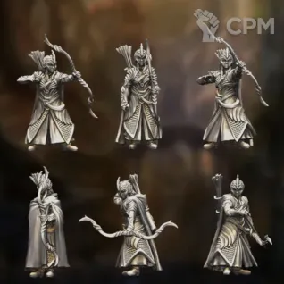 Описание картинки Galadrim warriors от InTheDarkColors по цене 100руб | Свободный Рынок Миниатюр - СРМ