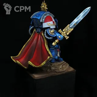 Описание картинки Ultramarine Captain in terminator armour 3d печать 75 мм от Darkhath по цене 5 000руб | Свободный Рынок Миниатюр - СРМ