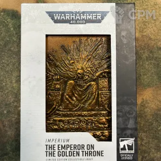 Описание картинки The Emperor on the golden throne ingot limited от Slobarev  по цене 4 990руб | Свободный Рынок Миниатюр - СРМ