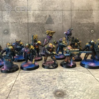 Описание картинки Банда Enforcers от Munin по цене 4 500руб | Свободный Рынок Миниатюр - СРМ