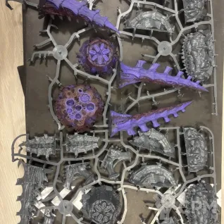 Описание картинки Tyranids terrain от Qez по цене 3 500руб | Свободный Рынок Миниатюр - СРМ