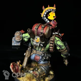 Описание картинки Ork Warboss Артель от Римский по цене 7 000руб | Свободный Рынок Миниатюр - СРМ