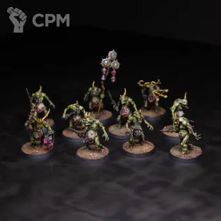 Описание картинки Plaguebearers от Monger по цене 15 950руб | Свободный Рынок Миниатюр - СРМ