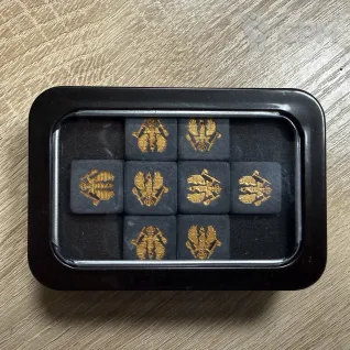 Описание картинки Baron of dice Prussian dice set от Slobarev  по цене 2 900руб | Свободный Рынок Миниатюр - СРМ