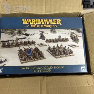 Описание картинки Dwarfen mountain holds battalion от RusBK по цене 16 000руб | Свободный Рынок Миниатюр - СРМ