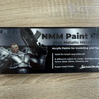 Описание картинки Scalecolour NMM steel paint set от Slobarev  по цене 3 200руб | Свободный Рынок Миниатюр - СРМ