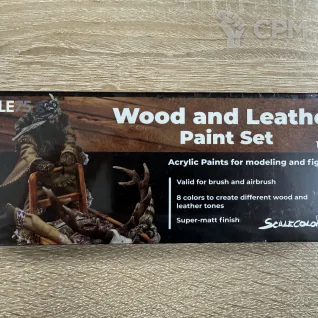 Описание картинки Scalecolour wood and leather paint set от Slobarev  по цене 3 200руб | Свободный Рынок Миниатюр - СРМ