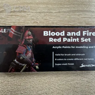 Описание картинки Scalecolour blood and fire paint set от Slobarev  по цене 3 200руб | Свободный Рынок Миниатюр - СРМ