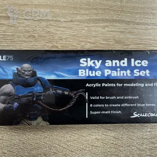Описание картинки Scalecolour sky and ice paint set от Slobarev  по цене 3 200руб | Свободный Рынок Миниатюр - СРМ