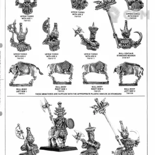 Описание картинки Chaos Dwarfs Bull Centaurs от hoofstomp по цене 34 000руб | Свободный Рынок Миниатюр - СРМ